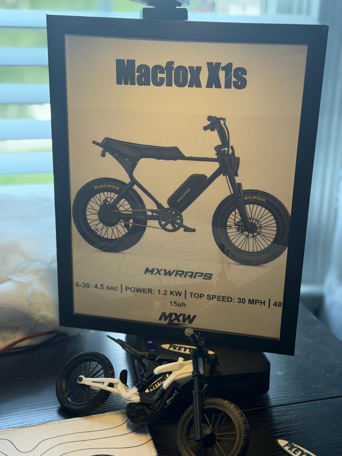 MXW MacFox X1s Framed Poster