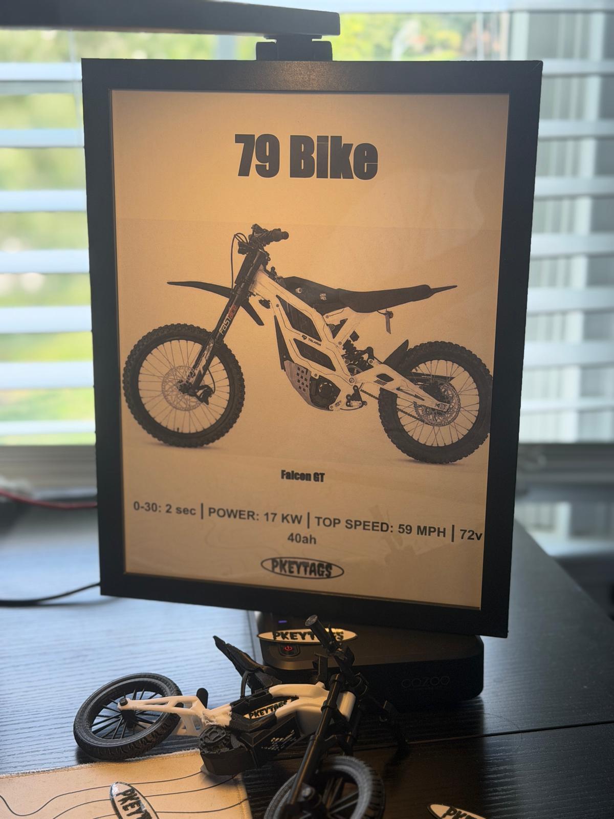 79 Bike Framed Posters