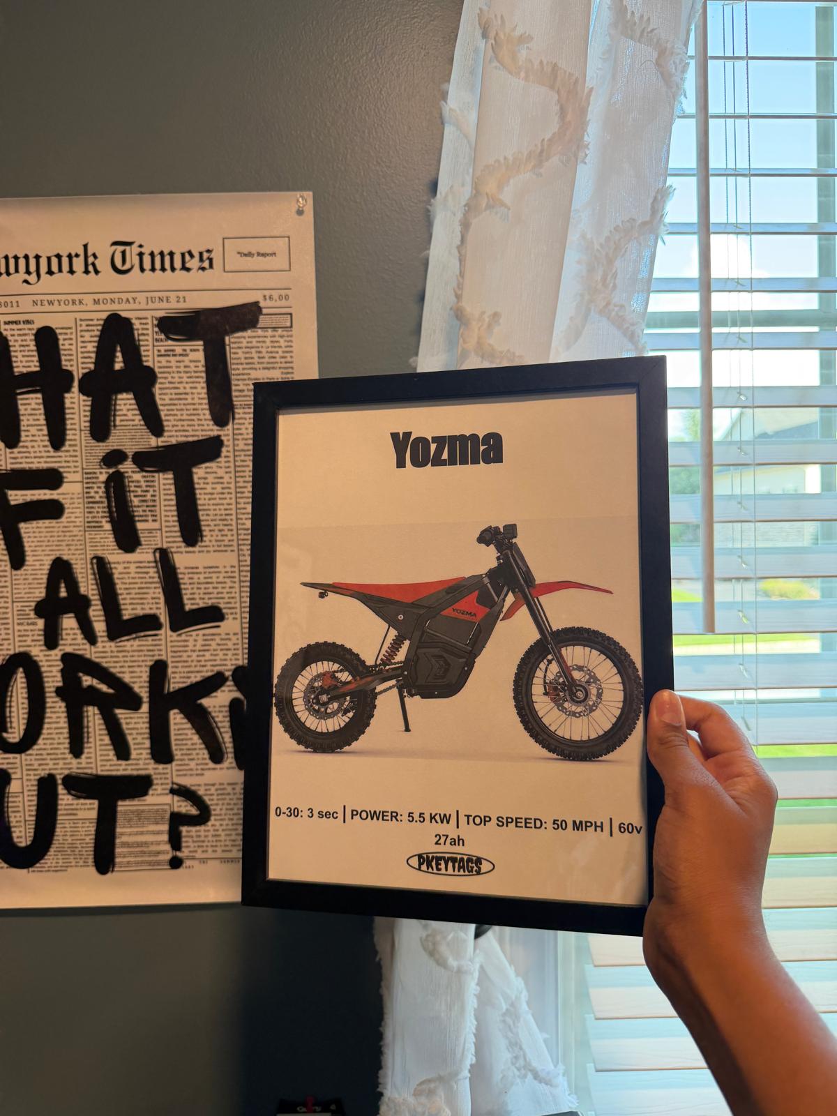 Yozma Framed Emoto Posters
