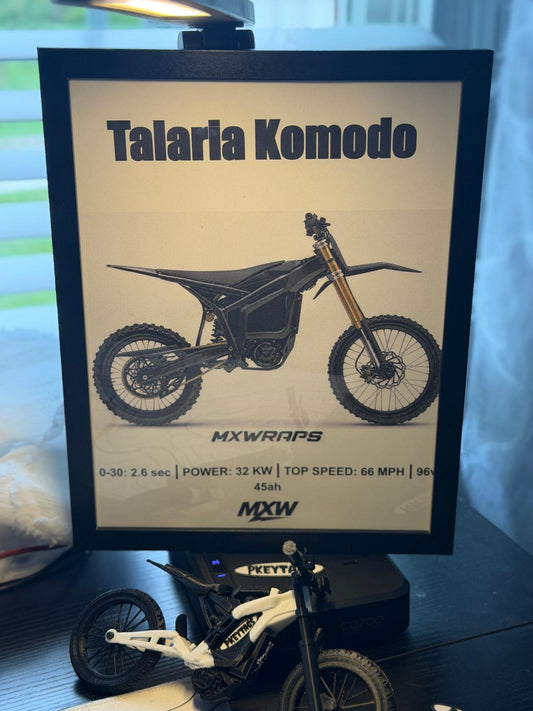 MXW Talaria Komodo Framed Poster