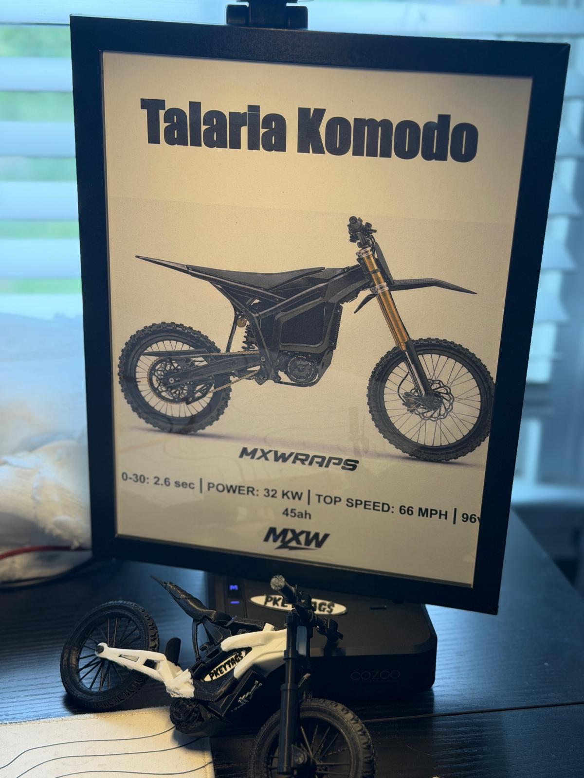 MXW Talaria Komodo Framed Poster