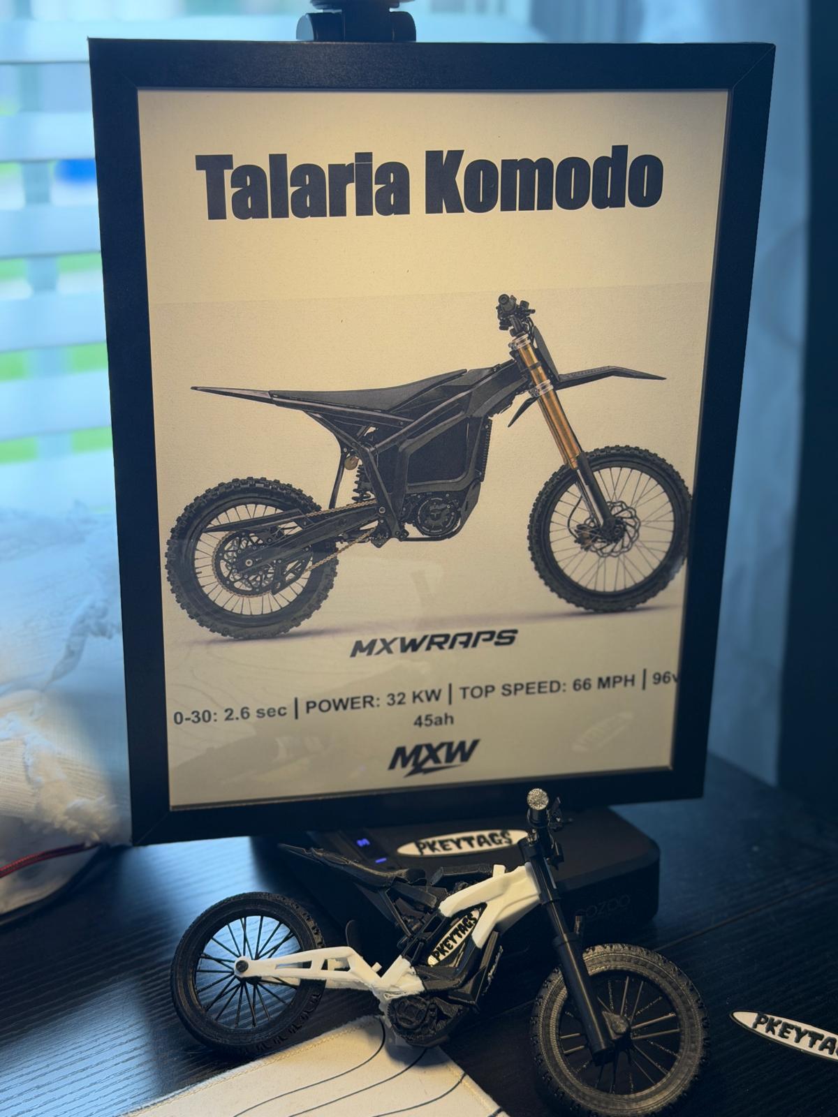 MXW Talaria Komodo Framed Poster
