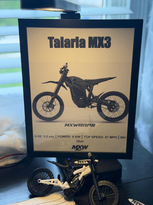 MXW Talaria MX3 Framed Poster