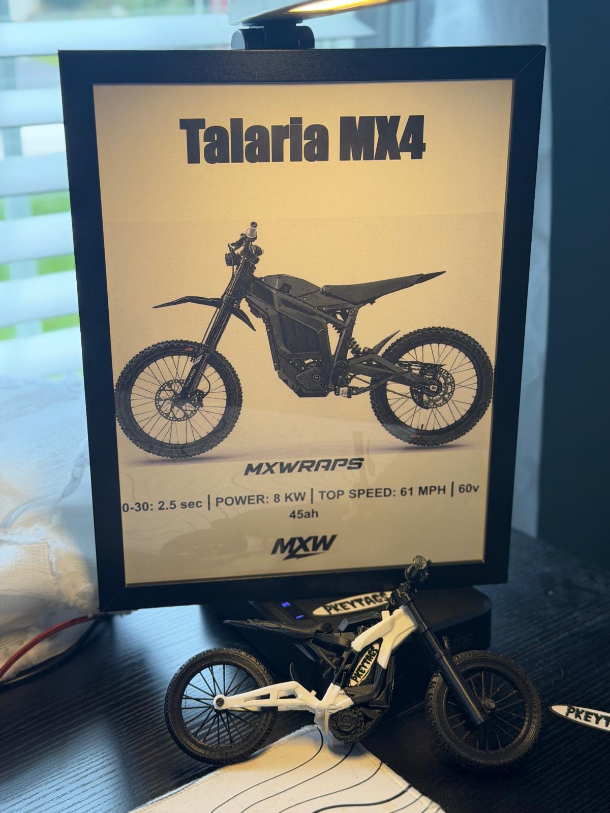 MXW Talaria MX4 Framed Poster