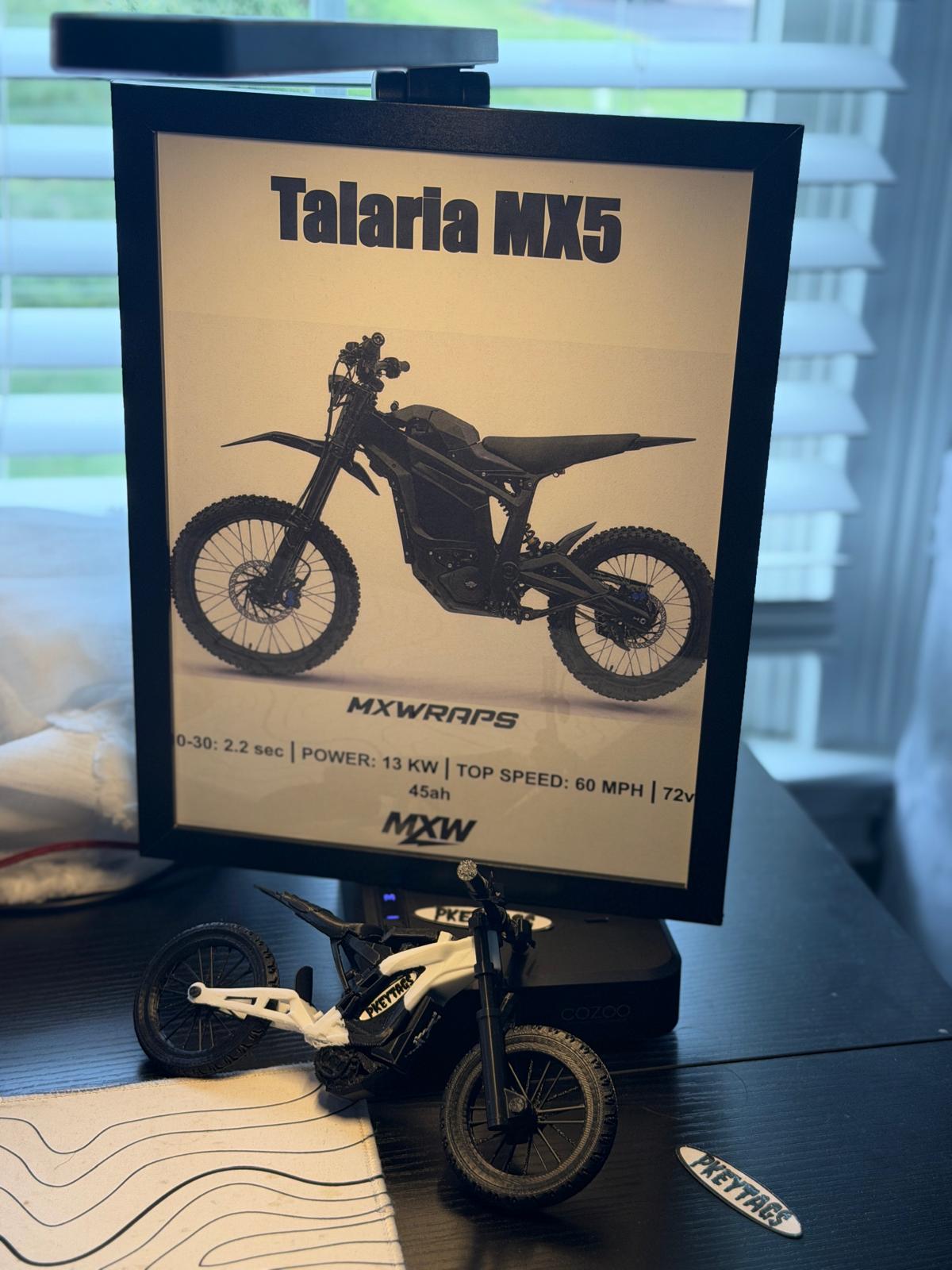 MXW Talaria MX5 Framed Poster