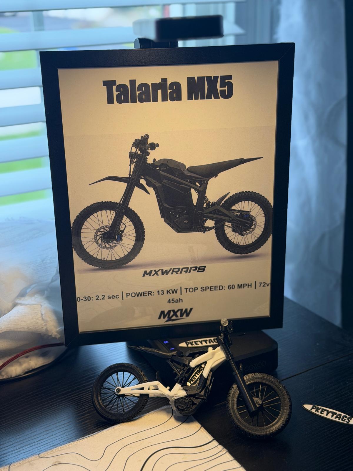 MXW Talaria MX5 Framed Poster
