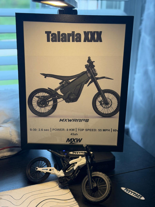 MXW Talaria XXX Framed Poster