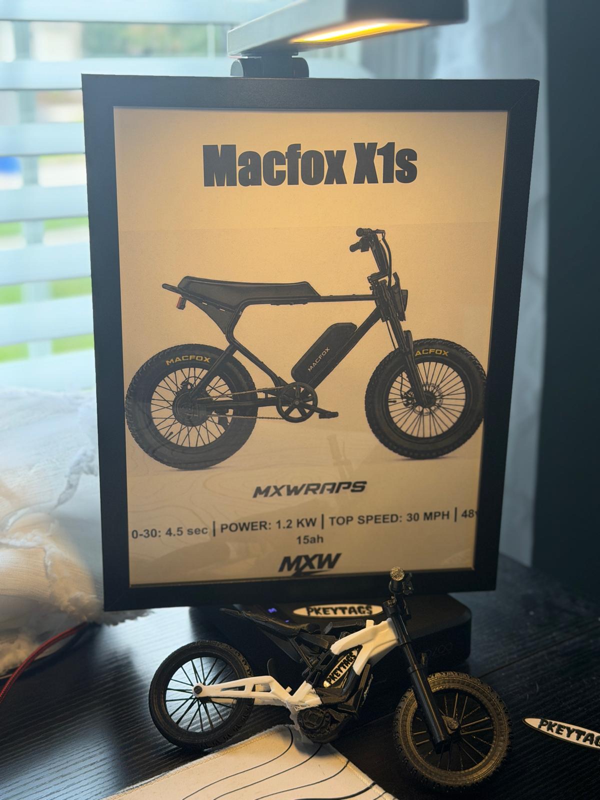 MXW MacFox X1s Framed Poster