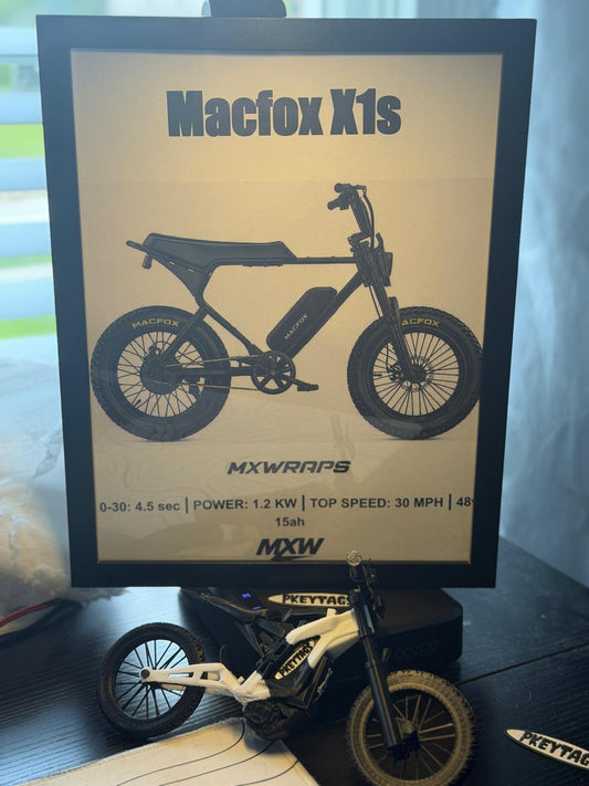 MXW MacFox X1s Framed Poster