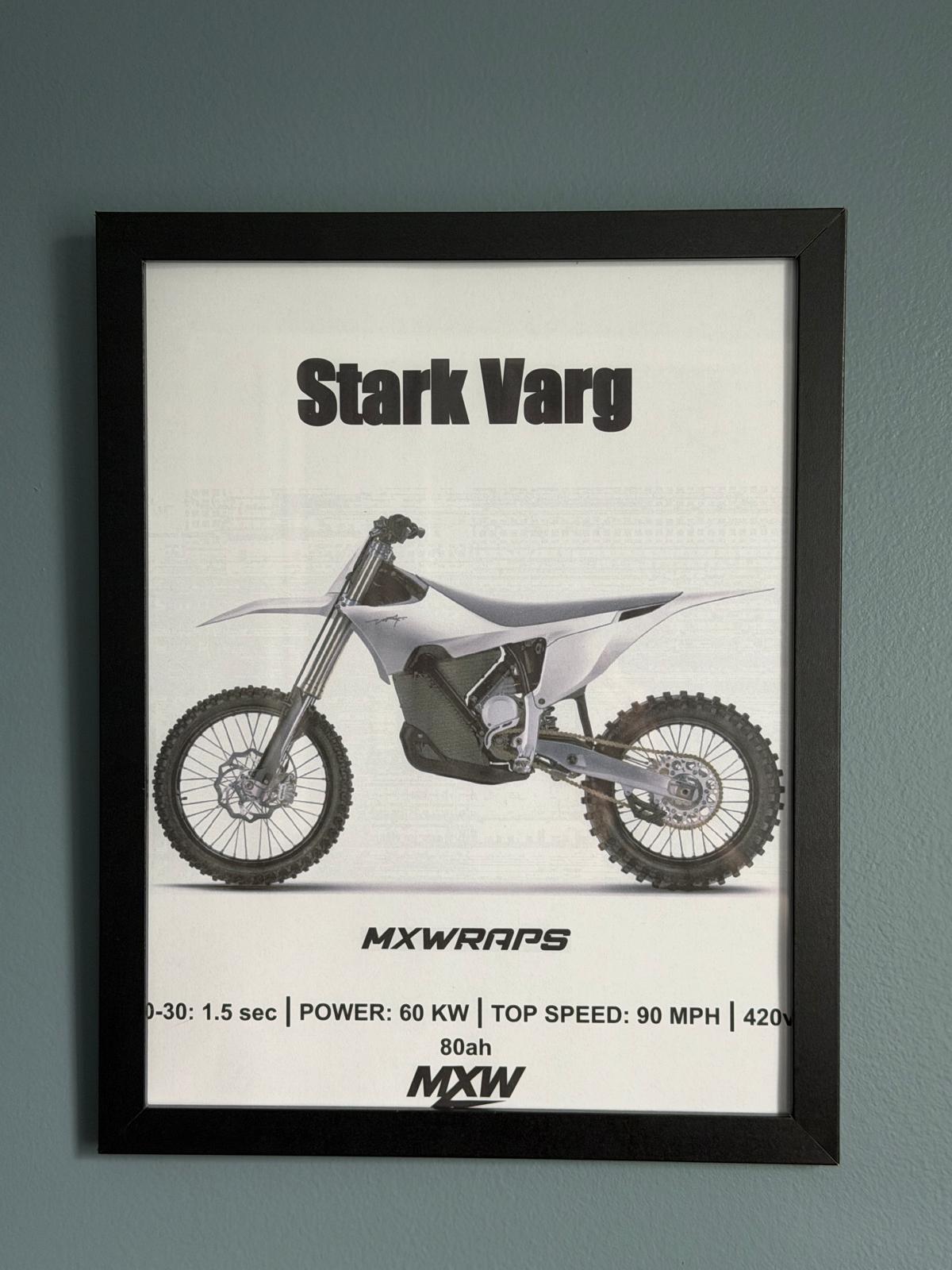 MXW Stark Varg Framed Poster