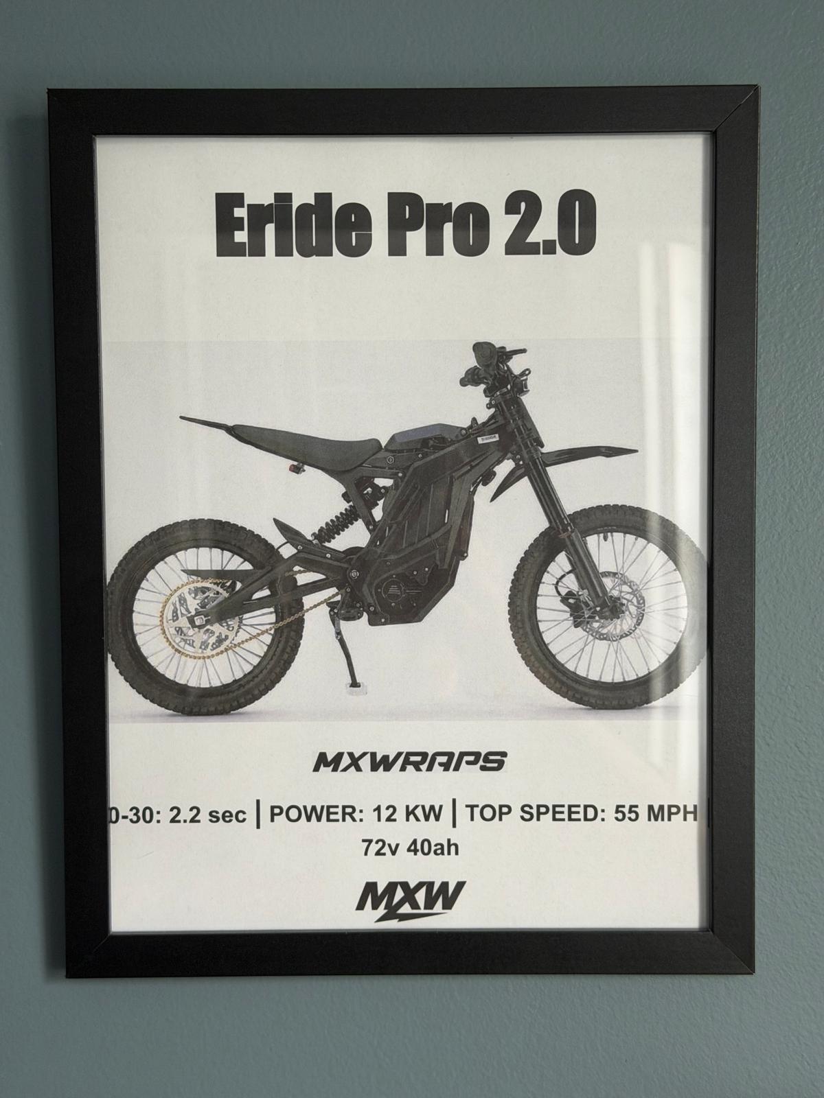 MXW Eride Pro 2.0 Framed Poster