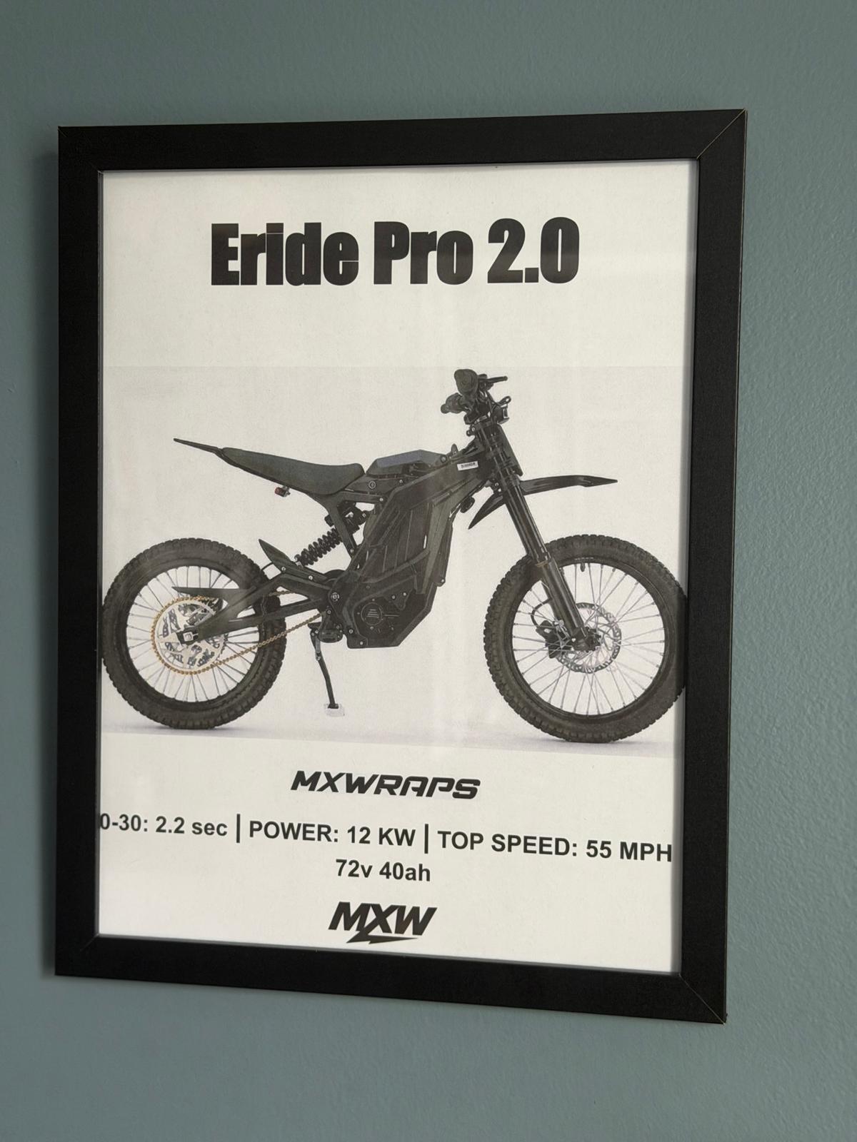 MXW Eride Pro 2.0 Framed Poster