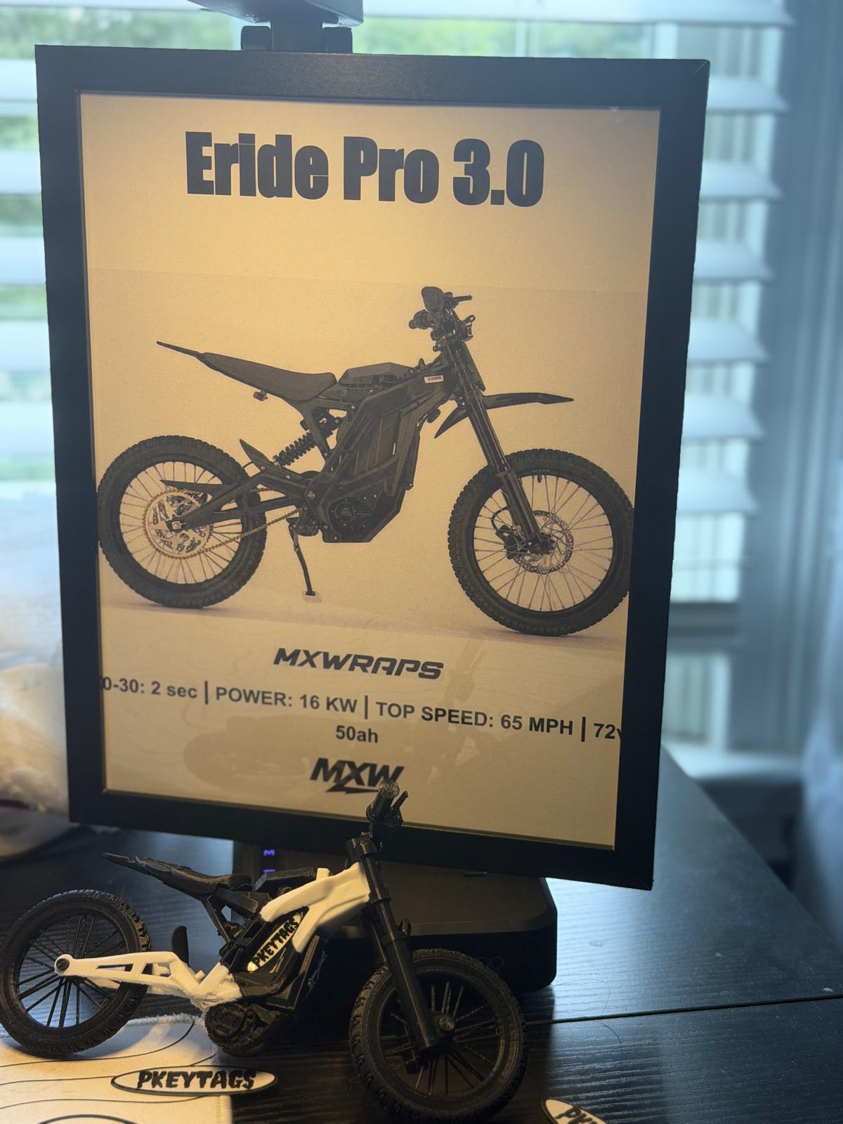 MXW Eride Pro 3.0 Framed Poster