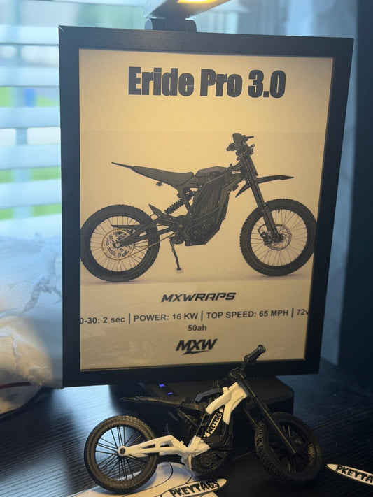 MXW Eride Pro 3.0 Framed Poster