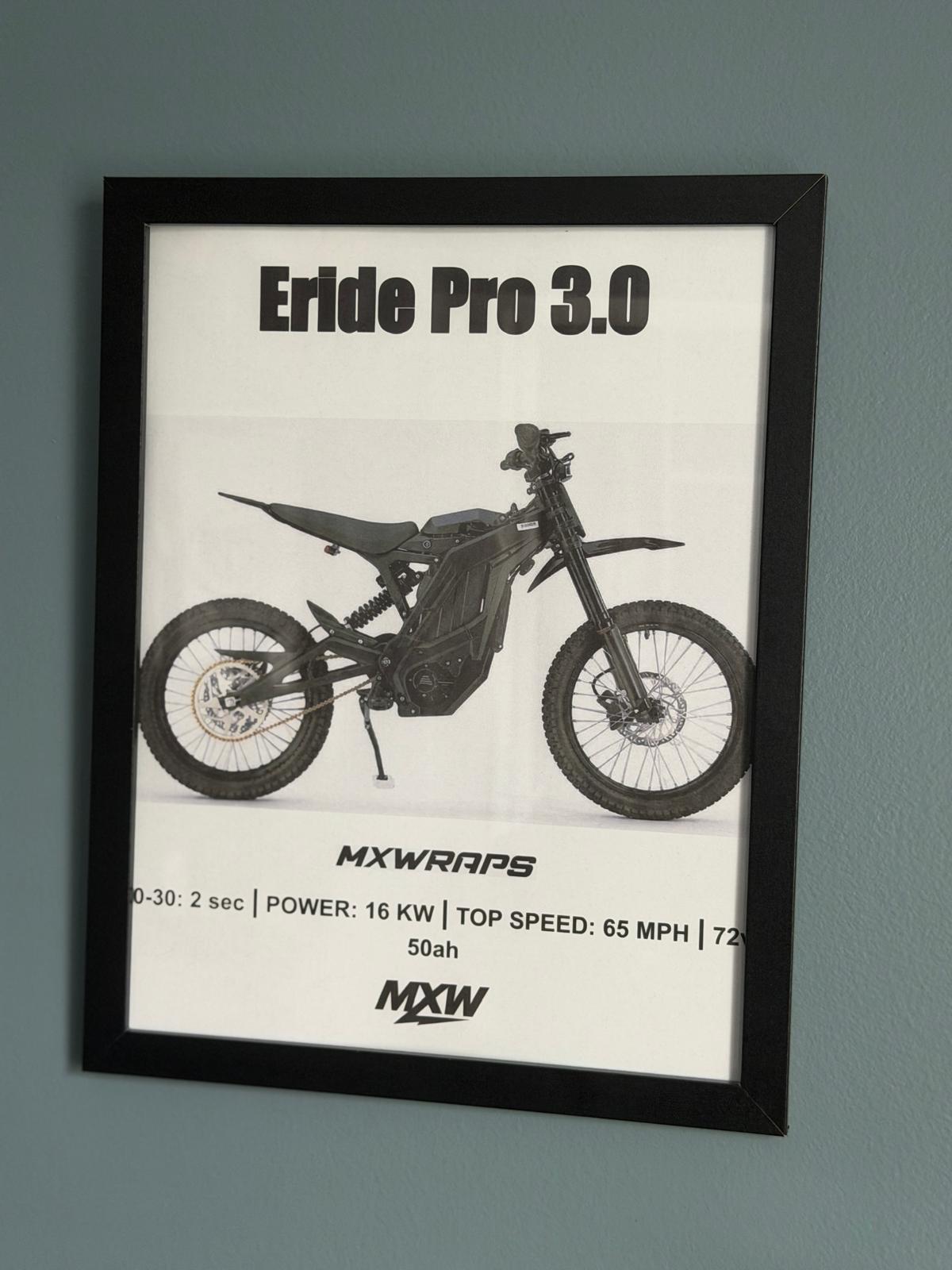 MXW Eride Pro 3.0 Framed Poster