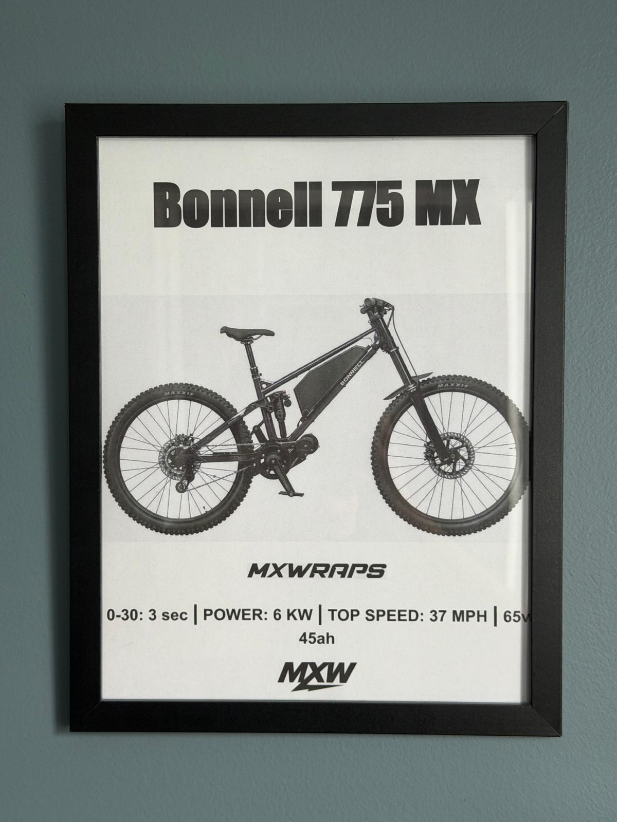 MXW Bonnell 775 MX Framed Poster