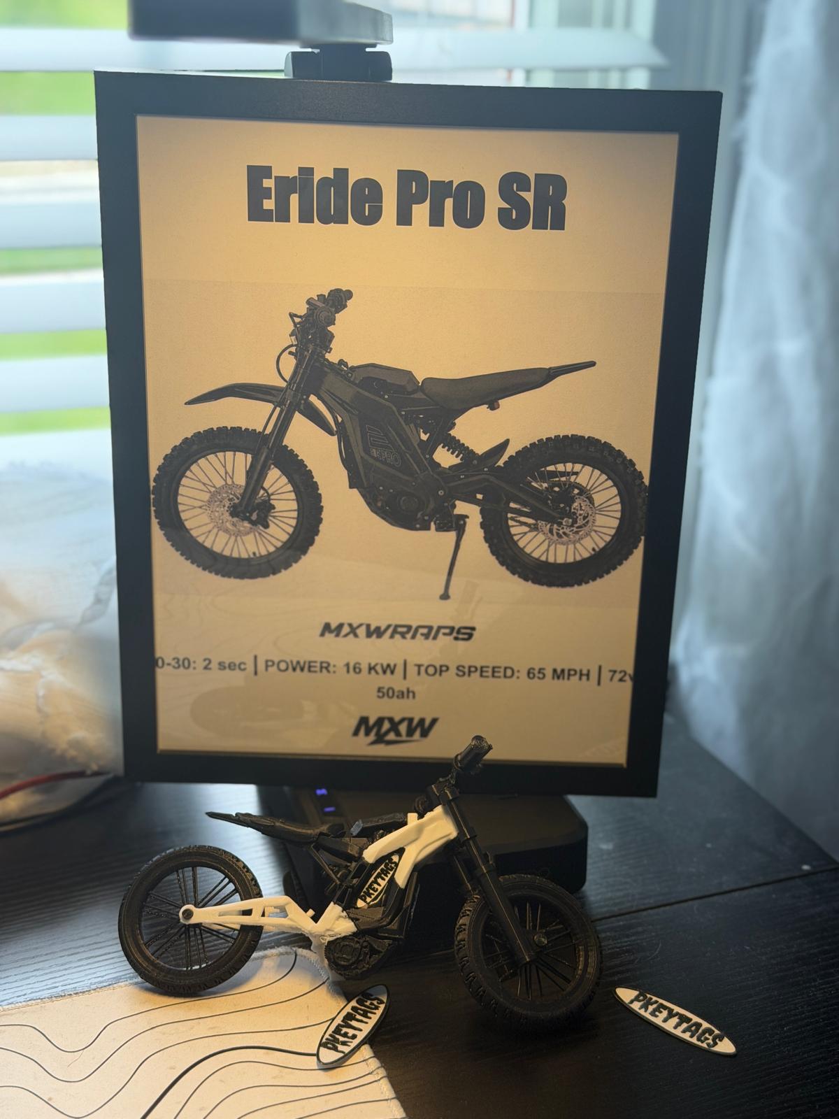 MXW Eride Pro SR Framed Poster