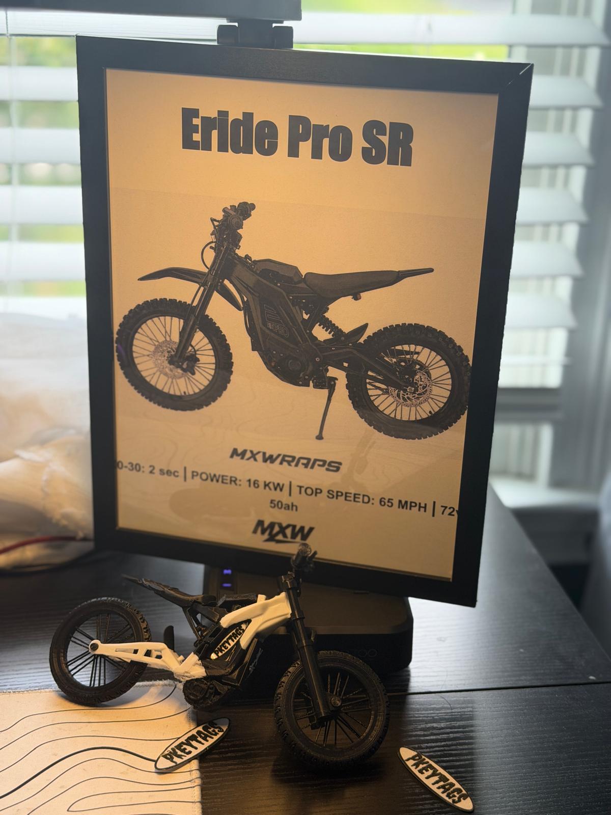 MXW Eride Pro SR Framed Poster