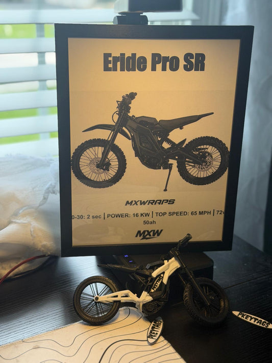 MXW Eride Pro SR Framed Poster