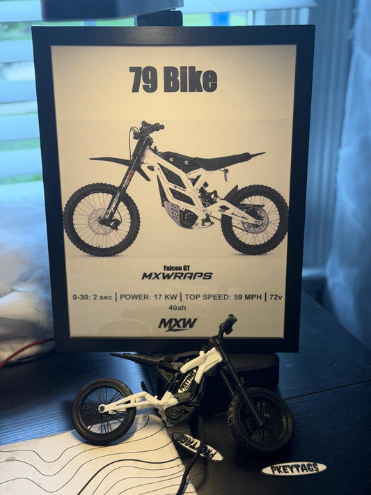 MXW 79 Bike Falcon GT Framed Poster