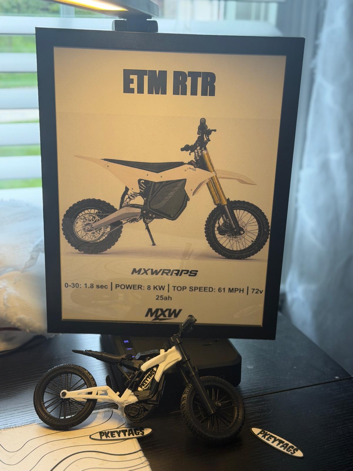 MXW ETM RTR Framed Poster