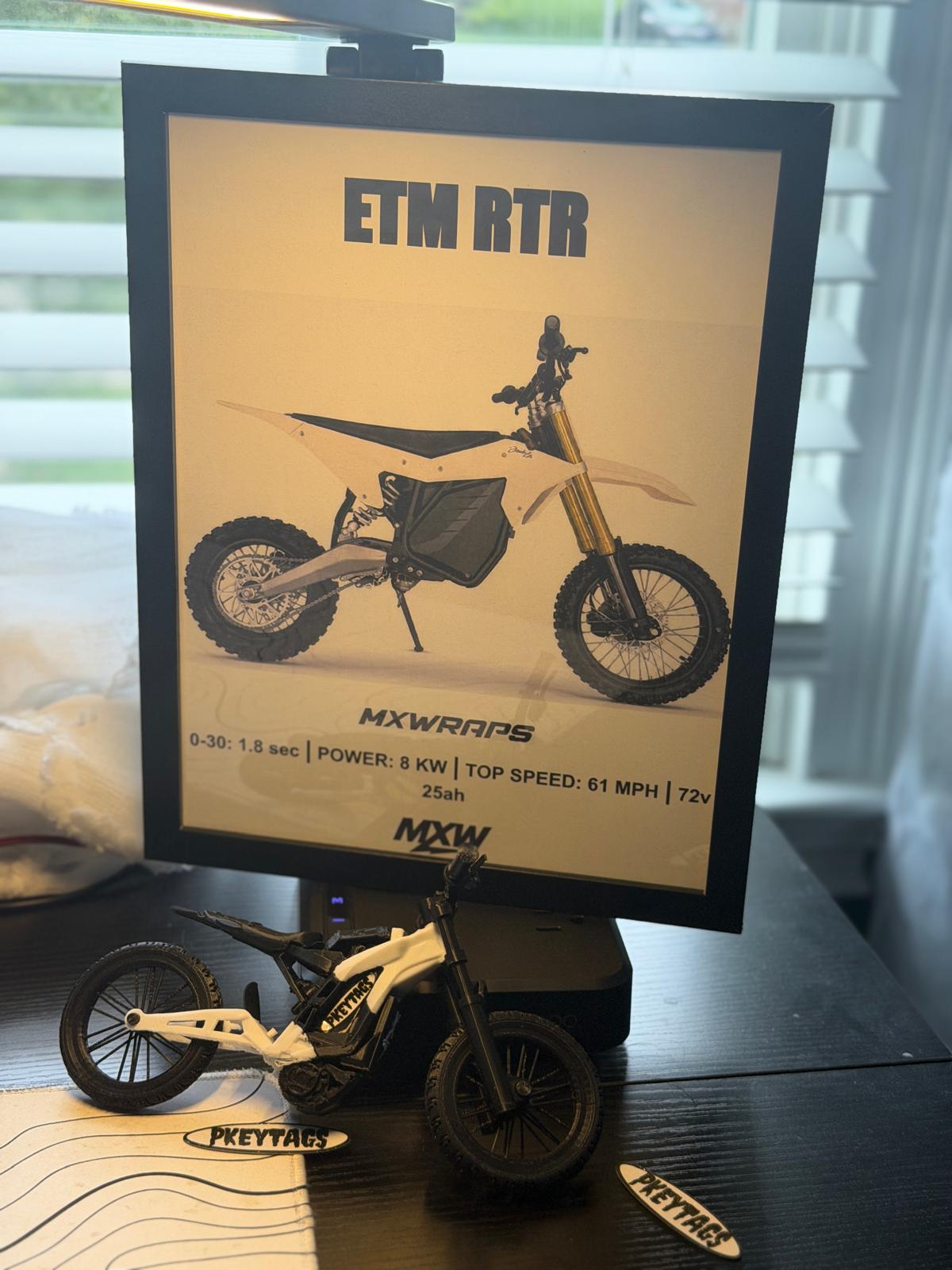 MXW ETM RTR Framed Poster
