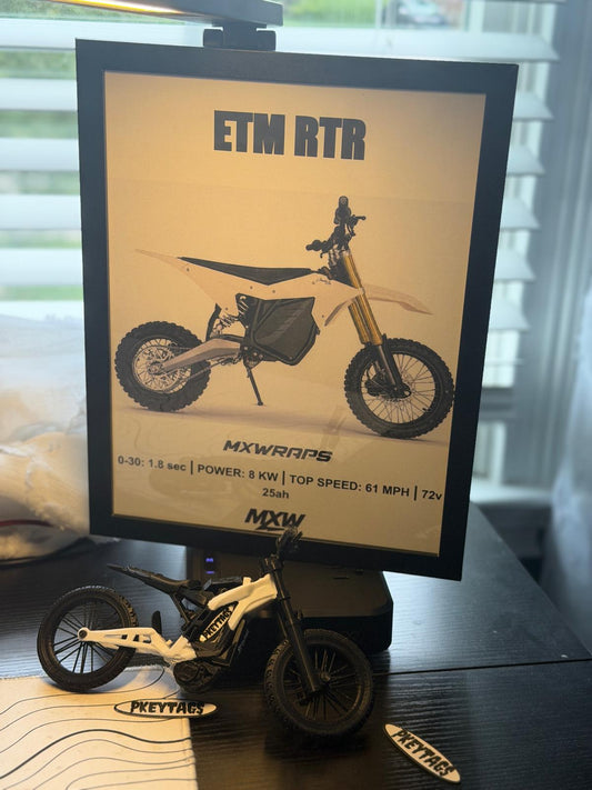 MXW ETM RTR Framed Poster
