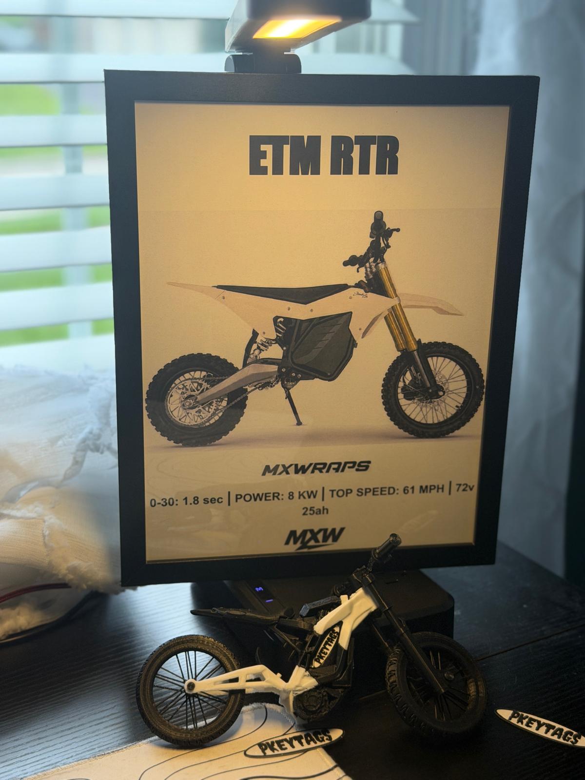 MXW ETM RTR Framed Poster