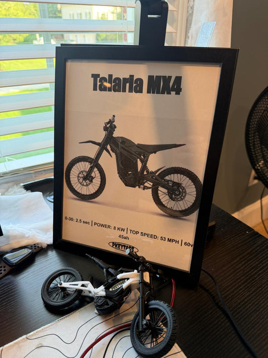 Talaria MX4 Framed Poster