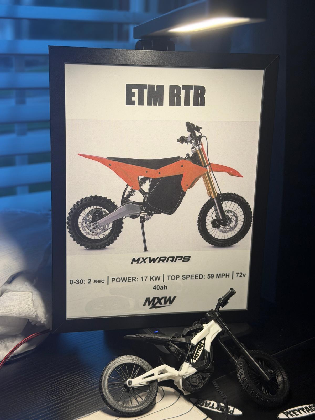 MXW ETM RTR Framed Poster
